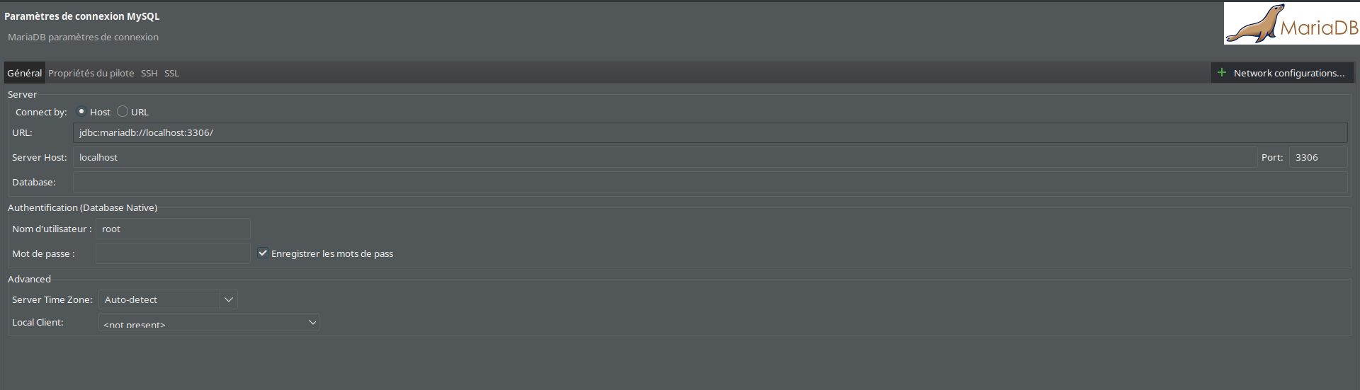 config DBeaver